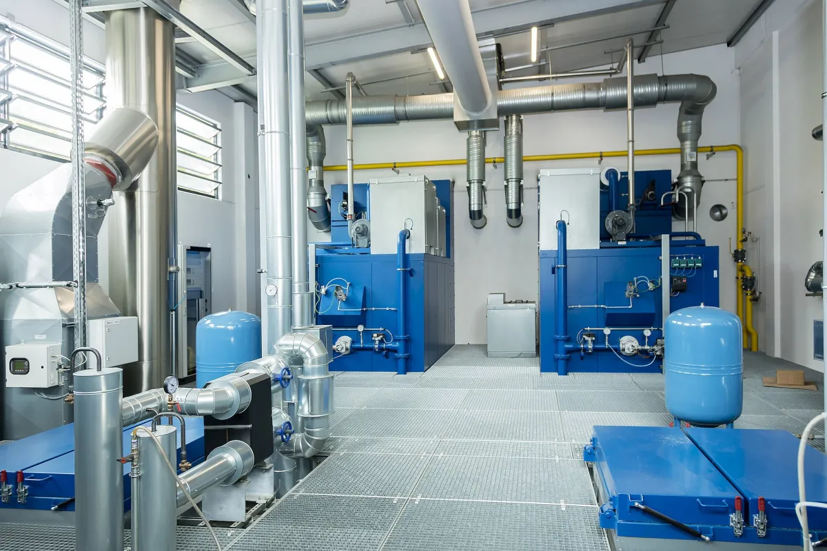 Technische Anlage im Rhein-Taunus-Krematorium (© Rhein-Taunus-Krematorium - frei zur redaktionellen Verwendung)