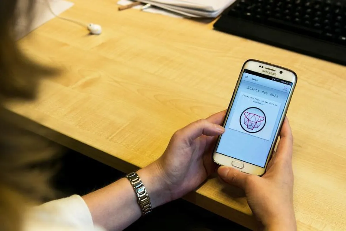 Prototyp der App Organspendeausweis (HfTL, Büttner/Hofman)