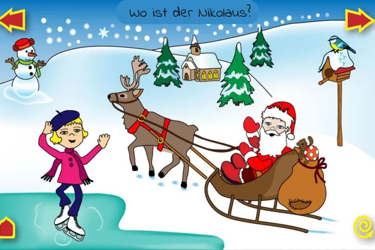 Bild: KinderApp Weihnachten – Sprechen Lernen ab sofort als Download im Google Play Store erhältlich