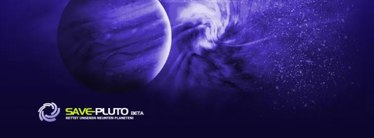 Neu im Internet: Save-Pluto.de Bild: Neu im Internet: Save-Pluto.de
