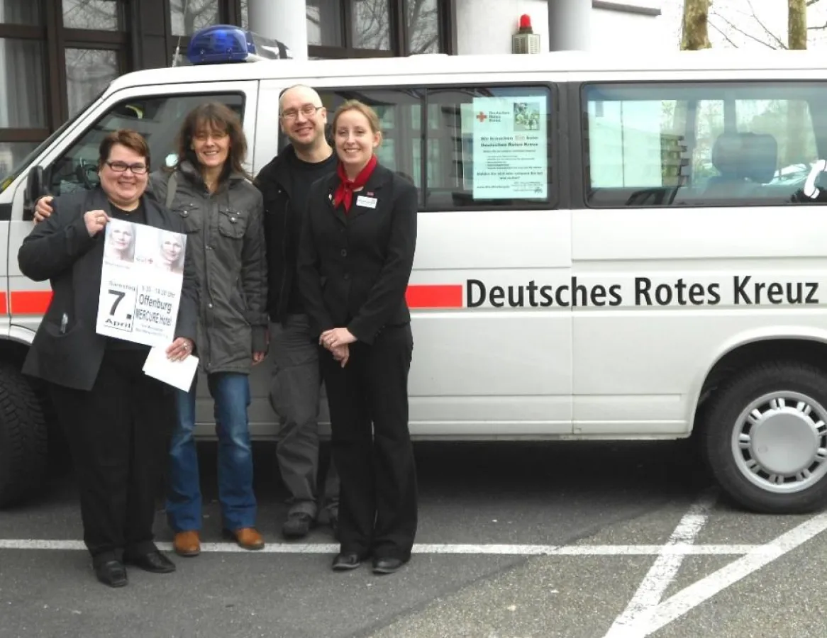 Blutspenden hilft Leben zu retten – und das Mercure Hotel Offenburg am Messeplatz hilft mit.