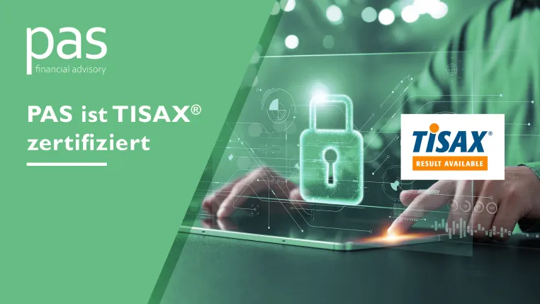 PAS ist TISAX® zertifiziert Bild: PAS ist TISAX® zertifiziert