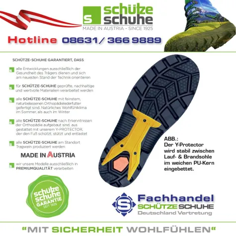 Bild: Gesundes Arbeiten durch innovative Schuh-Technik.