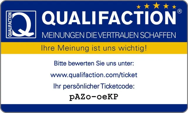 Bild: Ein Ticket für die Qualität zur Abreise - QUALIFACTION® Meinungen, die Vertrauen schaffen