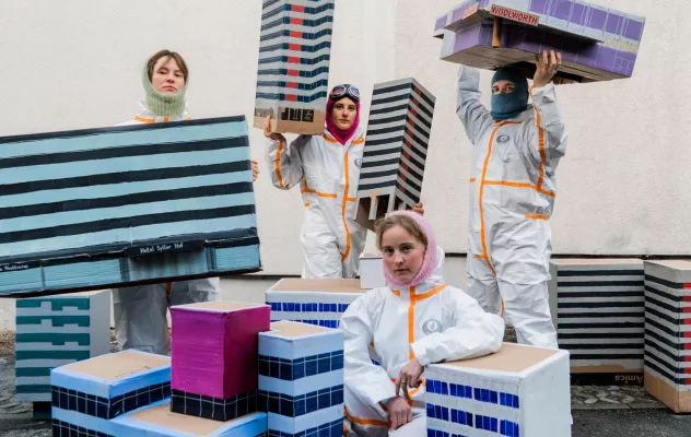 Bild: VISITING: ABRISS- ABRISSSSSSTOP – PROTEST FEST / INTERVENTION IM STADTRAUM