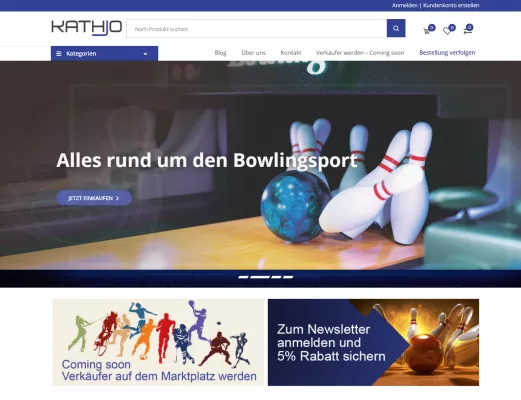 Bild: Corona als Chance: Vom Bowling Geschäft in Böblingen zum Online-Marktplatz für Sportartikel