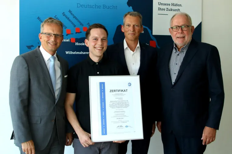 Bild: Häfen mit Qualität: Niedersachsen Ports erhält Zertifikat