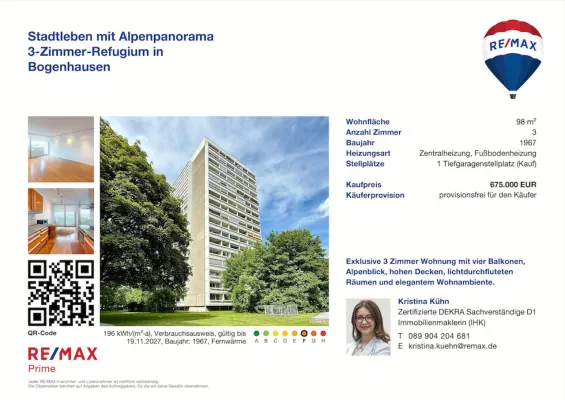 Bild: Stadtleben mit Weitblick: Warum hochwertige Bestandswohnungen in Münchens Toplagen weiter gefragt bleiben