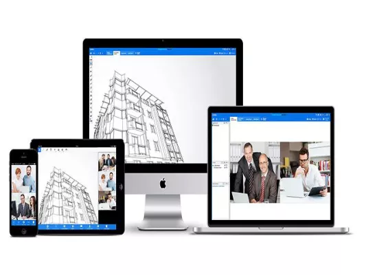 Bild: Vivicom präsentiert neue B2B-Videokommunikationslösung BlueVision auf der CeBIT