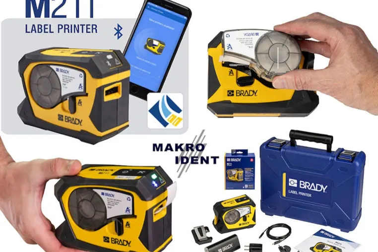 BradyPrinter M211: Sehr robuster, kleiner Handy Mini-Etikettendrucker Bild: BradyPrinter M211: Sehr robuster, kleiner Handy Mini-Etikettendrucker