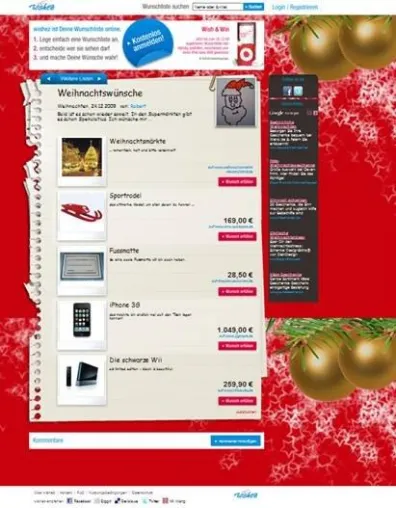 Wollsocken ade: Mit der neuen Internet-Plattform wishez werden echte Weihnachtswünsche wahr Bild: Wollsocken ade: Mit der neuen Internet-Plattform wishez werden echte Weihnachtswünsche wahr
