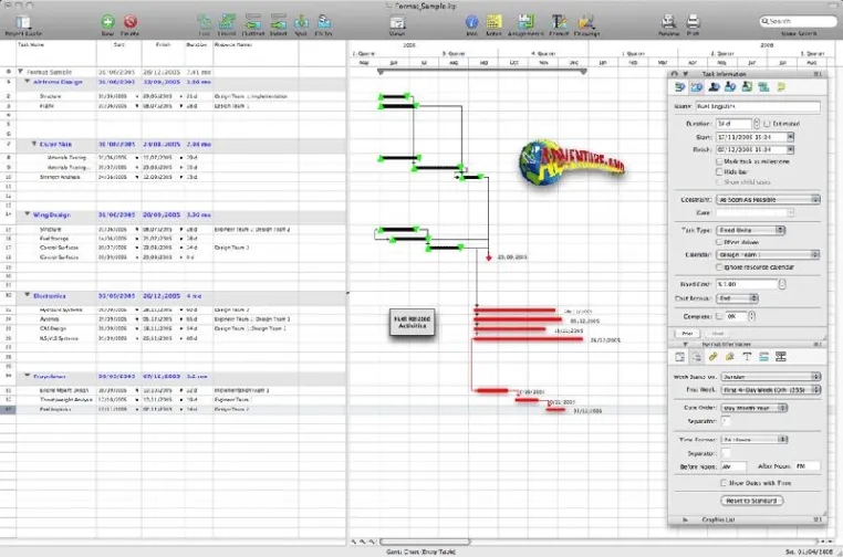 Bild: iTaskX 2.5 (final) mit verbesserter MS Project Kompatibilität ist verfügbar