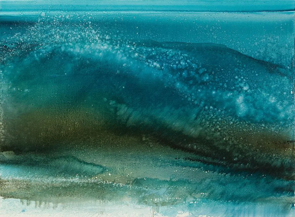 Wellenschlag II, 2009, 140 x 190 cm