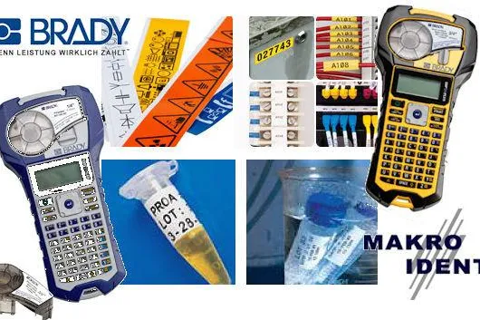 Etiketten für Brady-Drucker IDPal, LabPal und BMP21-Serie Bild: Etiketten für Brady-Drucker IDPal, LabPal und BMP21-Serie