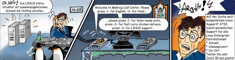 ATIX verschenkt Linux Enterprise Gratis-Support Bild: ATIX verschenkt Linux Enterprise Gratis-Support