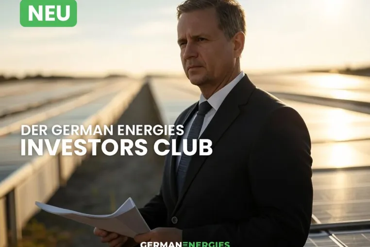 Bild: Der ‚Investors Club‘: German Energies öffnet erstmals den Zugang für externe Investoren