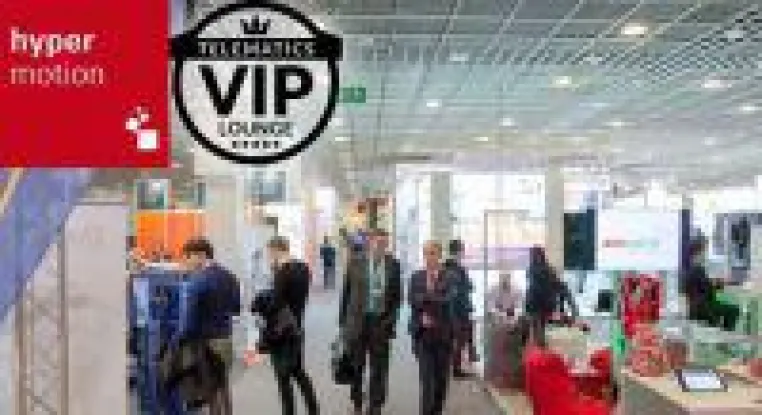 Hypermotion 2018: Telematics VIP-Lounge auf dem neuen Top-Event für Logistik und Mobilität Bild: Hypermotion 2018: Telematics VIP-Lounge auf dem neuen Top-Event für Logistik und Mobilität