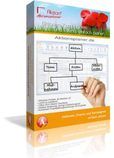 Bild: ProAktion® Aktionsplaner – Die Software für Event- und Kampangenplanung