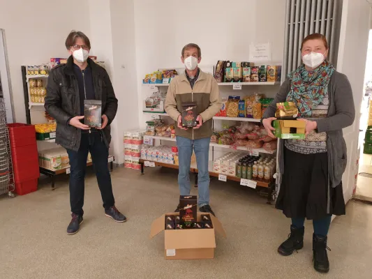 Bild: ODTV.de spendet Kaffee und Kakao im Wert von 4.500 Euro an Tafeln