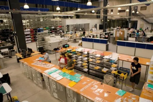 Bild: Deutsche Spreadshirt–Produktion im neuen Zuhause