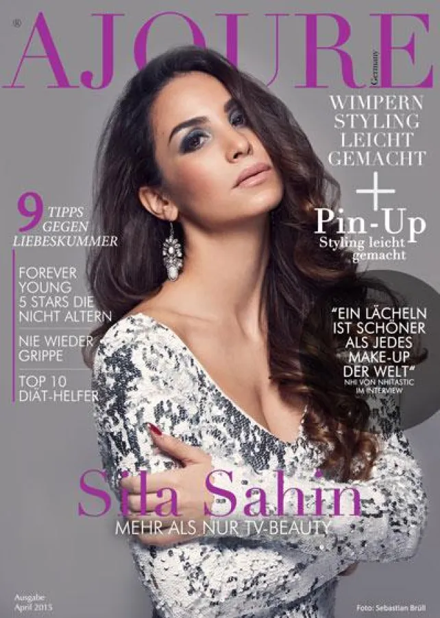 AJOURE´ Germany April 2015 Cover mit Sila Sahin