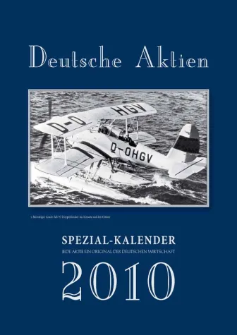 Aktienkalender 2010 mit 12 original Historischen Wertpapieren Bild: Aktienkalender 2010 mit 12 original Historischen Wertpapieren