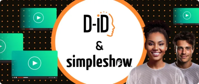 Bild: D-ID übernimmt simpleshow: Neue Plattform für KI-Videos und digitale Menschen