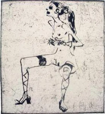 Hans Scheib - Kalte Nadel - Kaltnadelradierungen von 1977 bis 2004 Bild: Hans Scheib - Kalte Nadel - Kaltnadelradierungen von 1977 bis 2004