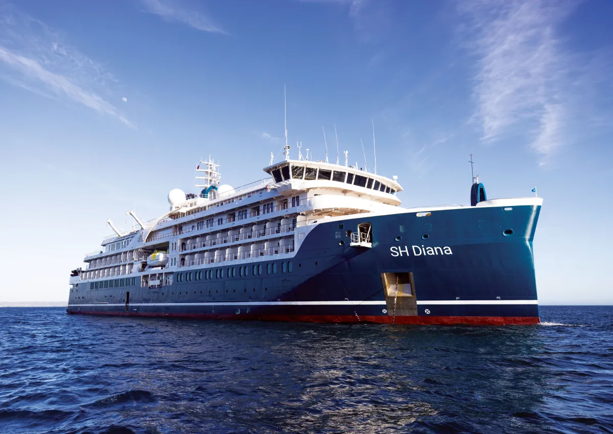 Die »SH Diana« von Swan Hellenic, nimmt Kurs auf das gastronomische Erbe Europas (© Foto Swan Hellenic)