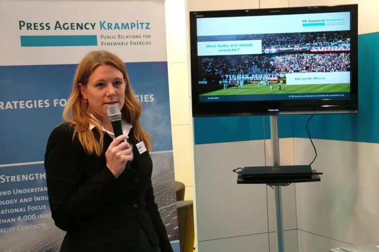 Bild: ISH 2013: PR-Agentur Krampitz präsentiert Studie zur Kommunikation von Biomasse-, Solar- und Windfirmen