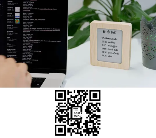 Bild: eMinder auf Kickstarter: Papierloses Notizen-Management per NFC-fähigem Tisch-Display