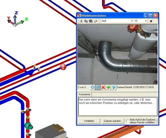Bild: Bau-Bilddokumentation grafisch verwalten