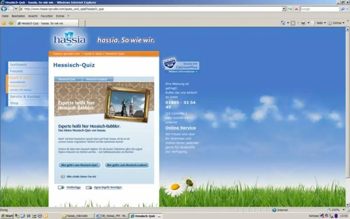 hassia testet die Hessen www.hassia-sprudel.com