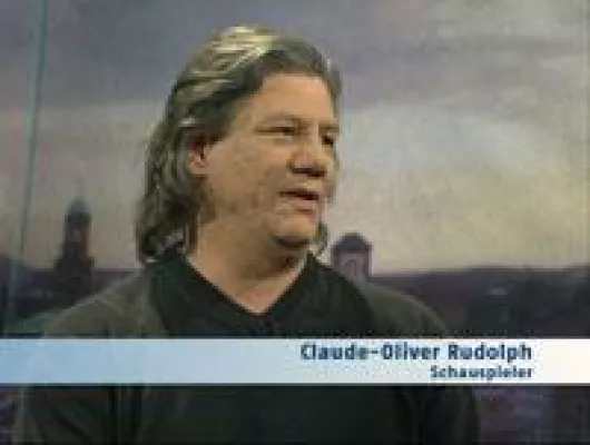 Bild: Claude-Oliver Rudolph im Gespräch mit Bruder Paulus bei N24 „Um Gottes Willen“