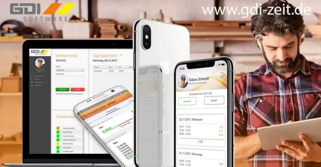 Bild: Moderne Zeiterfassung – mehr als nur die Erfüllung gesetzlicher Pflichten!