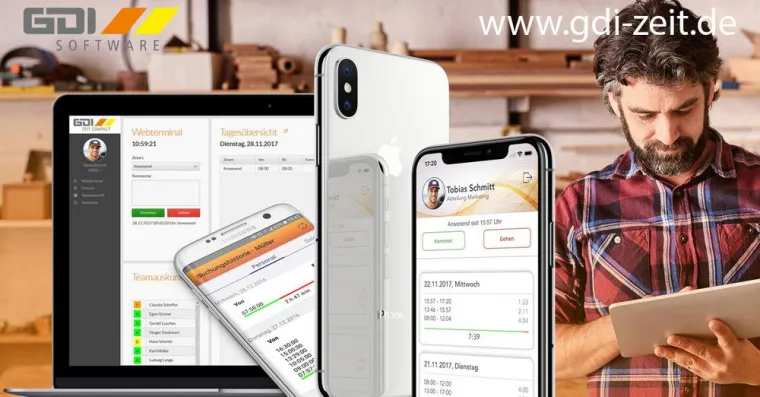 Bild: Moderne Zeiterfassung – mehr als nur die Erfüllung gesetzlicher Pflichten!