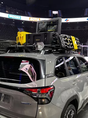 Bild: horntools und Subaru präsentieren innovative Dachträgerplattform für den neuen Subaru Forester 2025