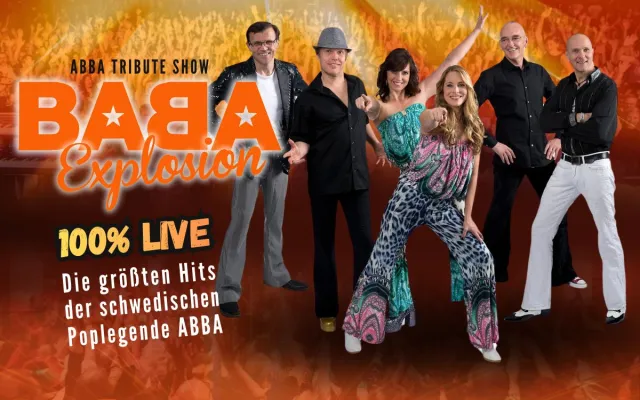 Bild: BABA Explosion – 20 Jahre ABBA Tribute Show auf höchstem Live-Niveau Jubiläum