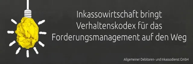 Bild: Inkassowirtschaft bringt Verhaltenskodex für das Forderungsmanagement auf den Weg