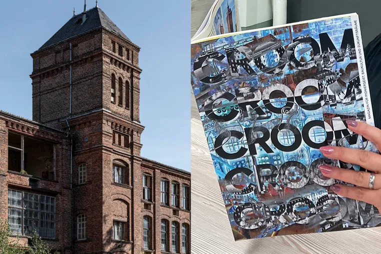 Bild: Vernissage Magazinpilot CROOM. Heftpräsentation mit Podium am 21.11.2023 in Chemnitz
