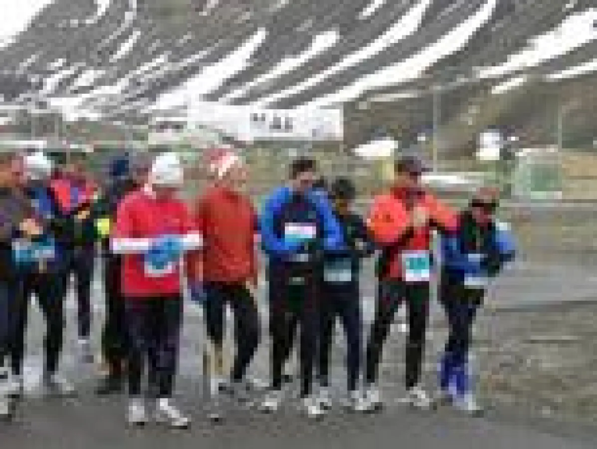 Start zum Spitzbergen Marathon 2007