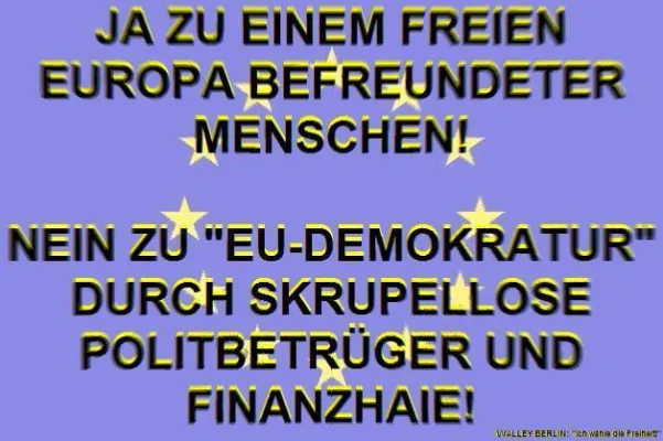 Bild: Mauerkünstler WALLEY BERLIN klagt Politiker an: "Ihr zerstört die Europäische Idee!" - Anzeige gegen Kanzlerin