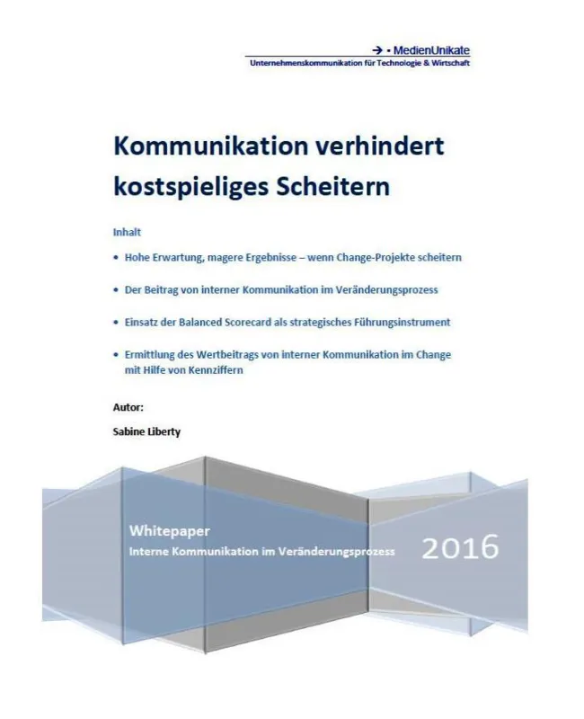 White Paper: Change-Prozesse erfolgreich steuern