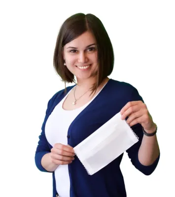 Bild: Silkmask: Kölnerin erfindet superleichte Corona-Schutzmaske für das Dauertragen.