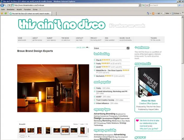 Bild: Bremerhavener Agentur Braue // Brand Design Experts auf »This ain’t no disco«