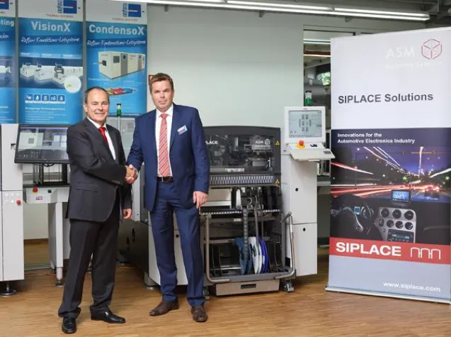 Erfolgreiche Technologie-Partnerschaft: SIPLACE SX fuer das Rehm Technology Center Bild: Erfolgreiche Technologie-Partnerschaft: SIPLACE SX fuer das Rehm Technology Center