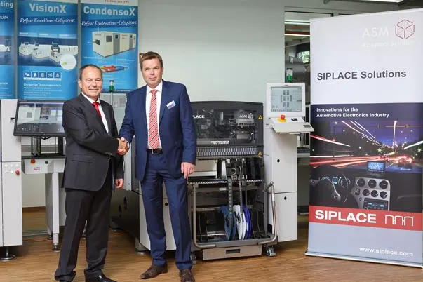 Erfolgreiche Technologie-Partnerschaft: SIPLACE SX fuer das Rehm Technology Center Bild: Erfolgreiche Technologie-Partnerschaft: SIPLACE SX fuer das Rehm Technology Center