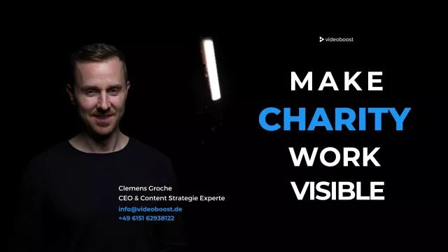 Videoboost spendet Imagefilm im Wert von 10.000€ an wohltätige Organisation Bild: Videoboost spendet Imagefilm im Wert von 10.000€ an wohltätige Organisation