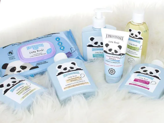 Bild: Linea Bimbi mit dem Panda: Gutes für Baby und Umwelt