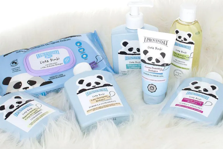 Bild: Linea Bimbi mit dem Panda: Gutes für Baby und Umwelt